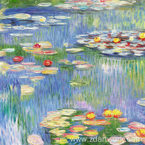 World famous paintings of water lilies